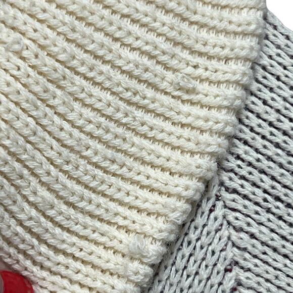 JCPENNEY Womens 70s Chunky Knit Shawl Collar Cardigan Sweater Sz M Cabin Cozy - Picture 6 of 10